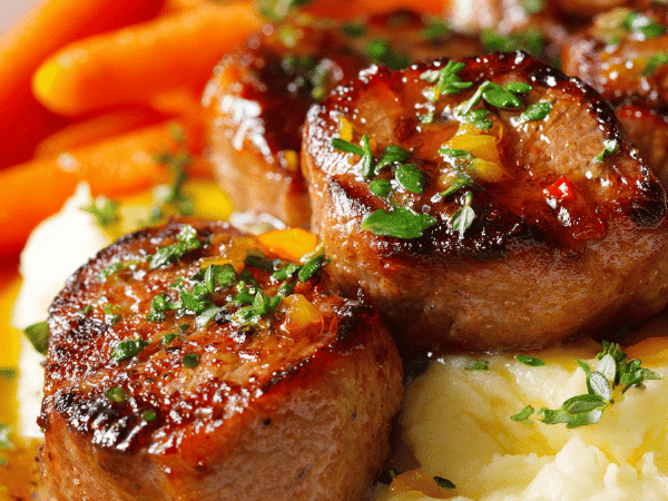 Schweinemedaillons Clementine