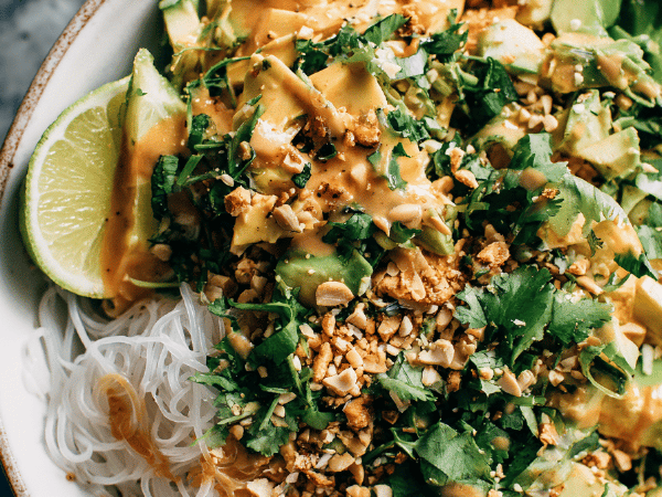 Seidentofu Erdnuss Schüssel