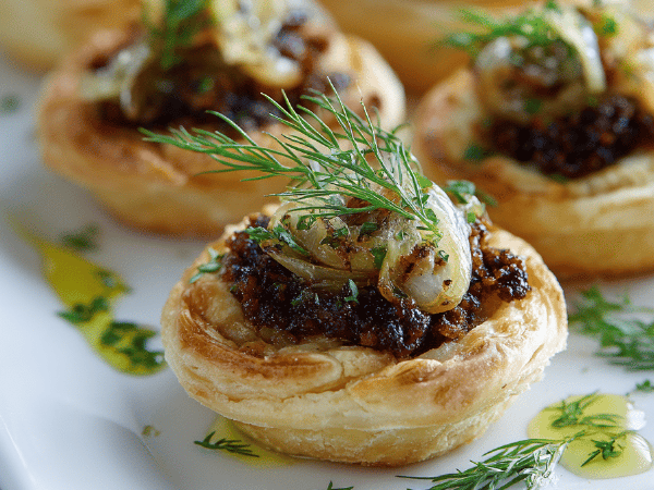 Tapenade Fisch-Tarte