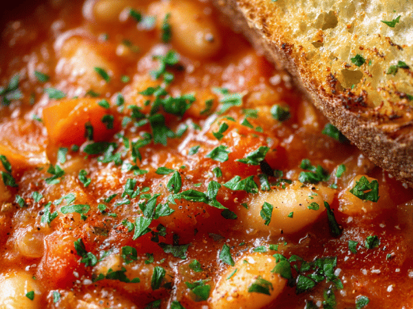 Tomaten-Bohnen-Eintopf mit Rosmarin