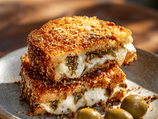 Überraschende Panierte Käse-Sandwiches