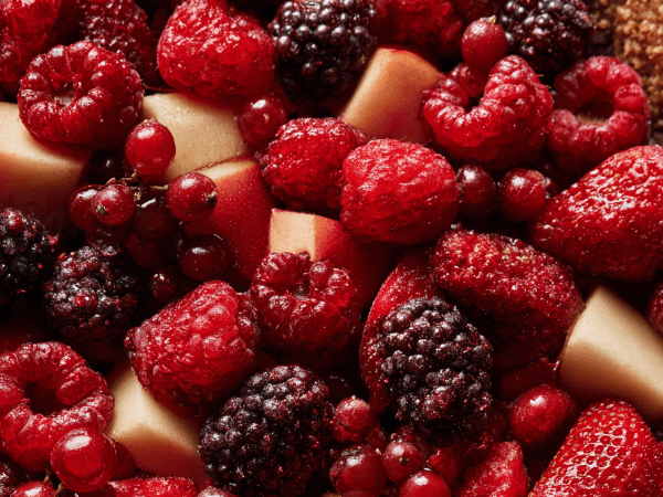 Vierfrüchte-Ingwer-Tarte