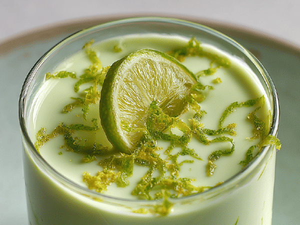 Weiße Schokoladen-Grünmilch