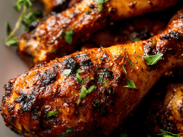 Würzige Hähnchenschenkel vom Grill