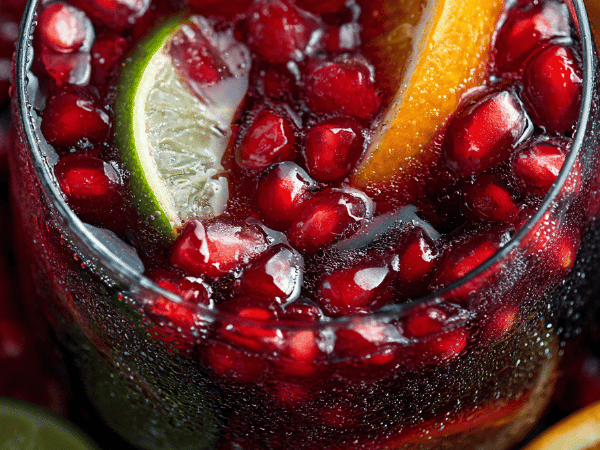 Würzige Rotwein Sangria