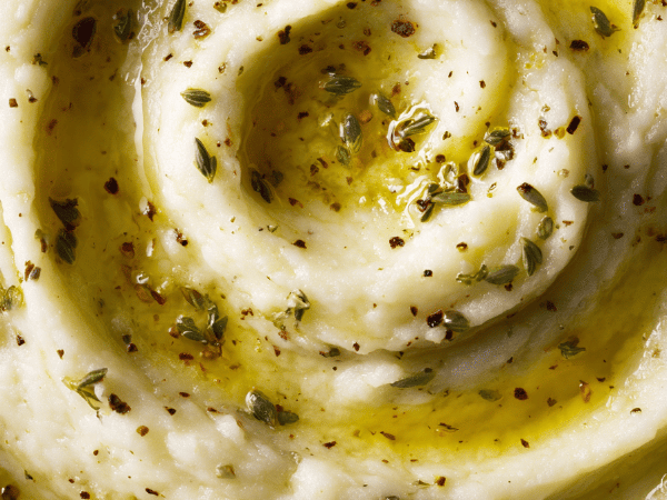 Würzige Süßkartoffelpüree-Creme