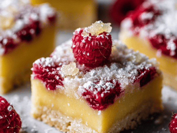 Zitrone Himbeerquadrat